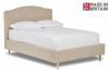 6ft Super King Lisburn fabric upholstered bed frame,curved head end. 2